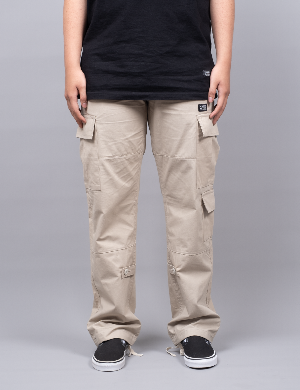 MM CARGO PANTS KHAKI - MISCHIEF DENIM