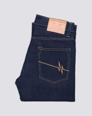 Narrow Leg - SG 001 Deep Indigo - Gold Arcuate