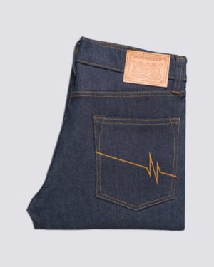 Slim Tapered - SR 001 Deep Indigo - Gold Arcuate